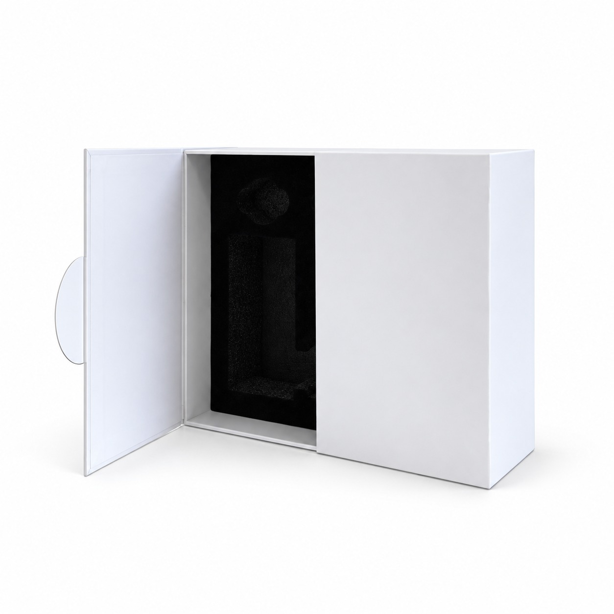 Custom Wing Opening Double Door Rigid Box With Foam Insert