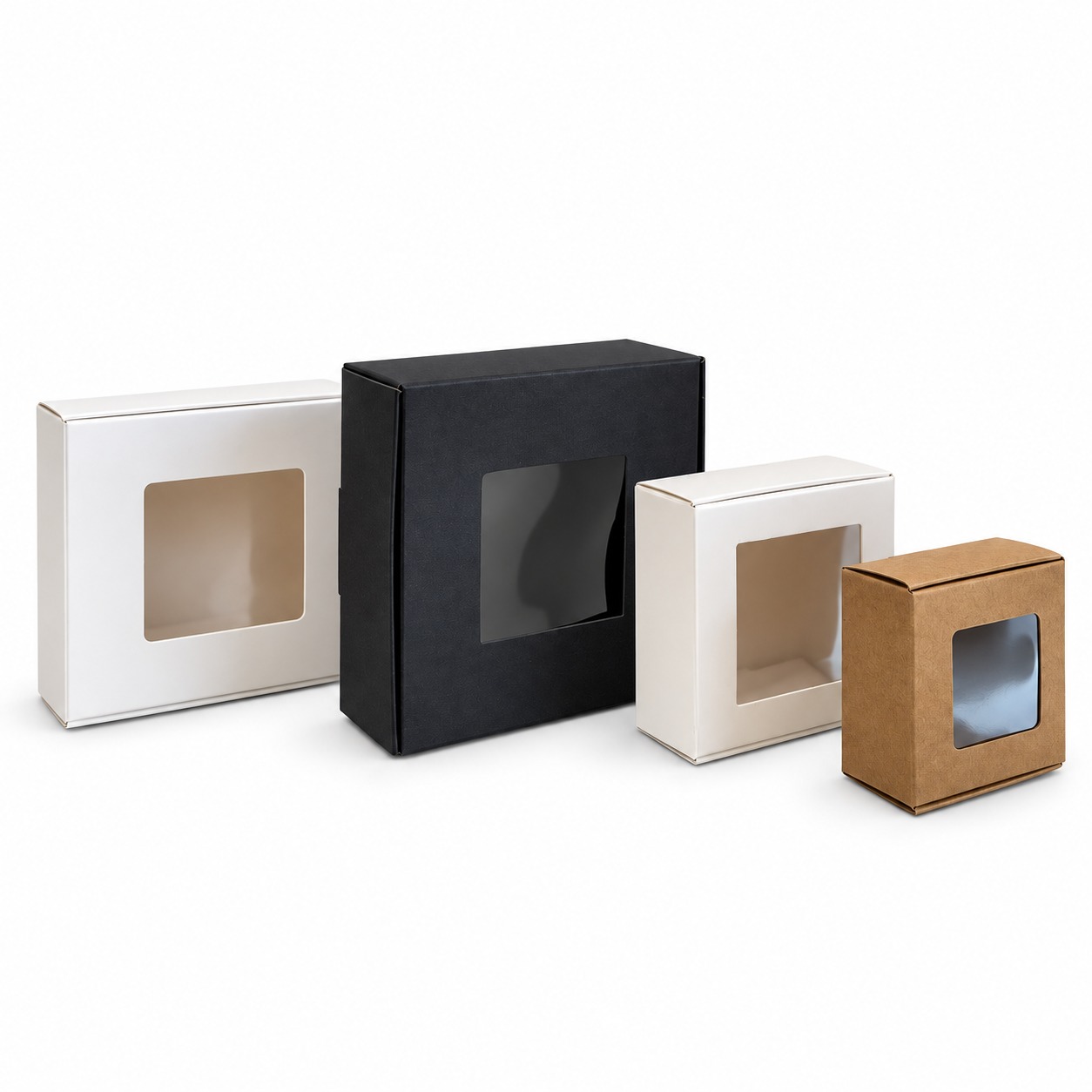 Premium Paper Cardboard Window Box for Product Display Packaging