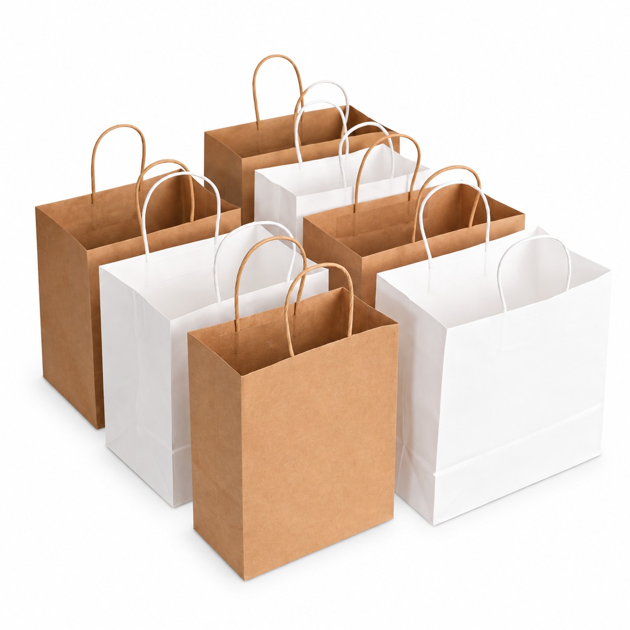 Eco-consciou Multi-purpose Custom Kraft Paper Bags