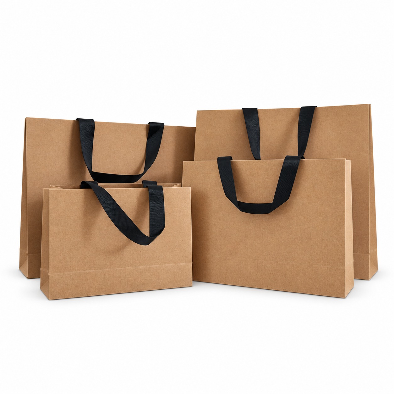 Size Variety Shopping Paper Merchandise Bags