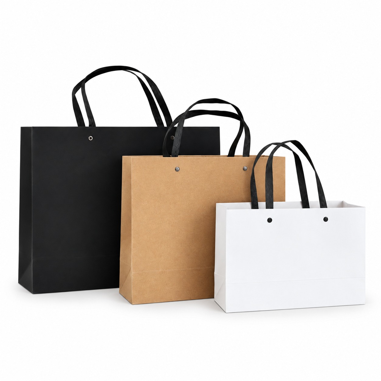 Sturdy Paper Structure Paper Carry Bags With Handles